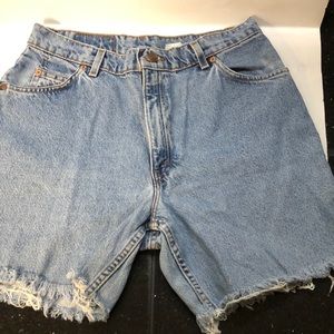 Vintage Levi's 950 High Waist Denim Short Sz 14RegS